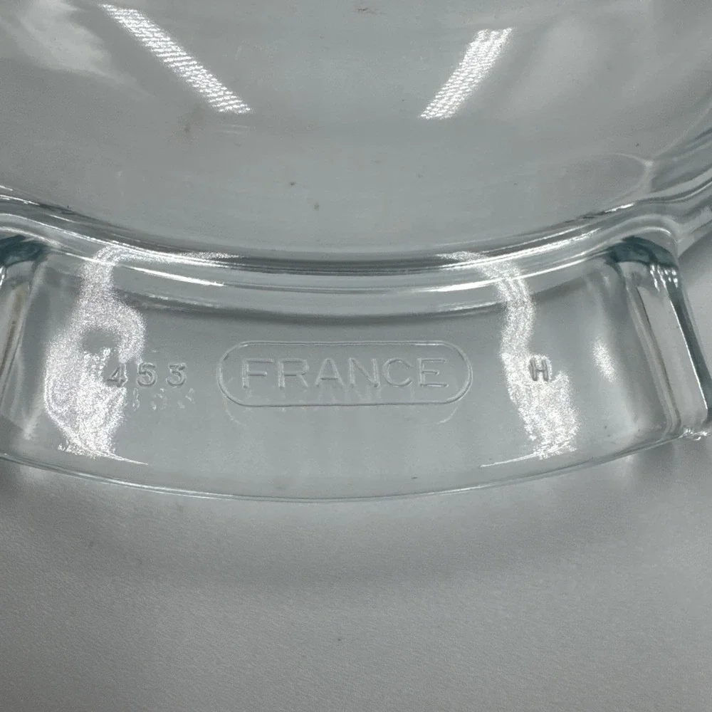 Vintage‎ PYREX de Corning France 453H  Clear Glass Lid for 1 qt Casserole Dish